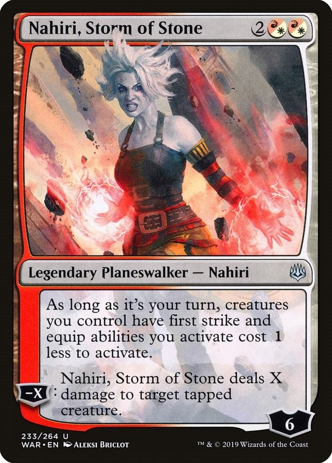 Image for Nahiri, Storm of Stone (233) [War of the Spark] - Magic: The Gathering