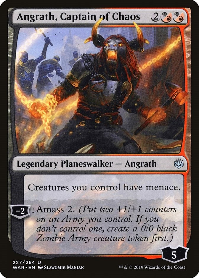 Image for Angrath, Captain of Chaos (227) [War of the Spark] - Magic: The Gathering