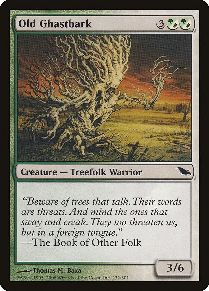 Image for Old Ghastbark (232) [Shadowmoor] - Magic: The Gathering