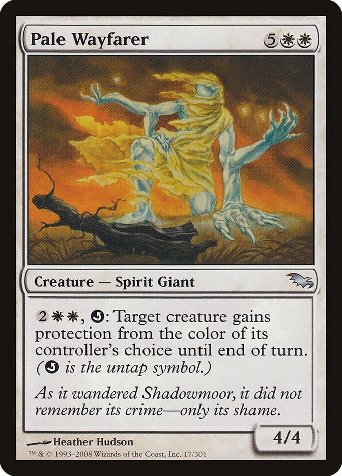 Image for Pale Wayfarer (17) [Shadowmoor] - Magic: The Gathering