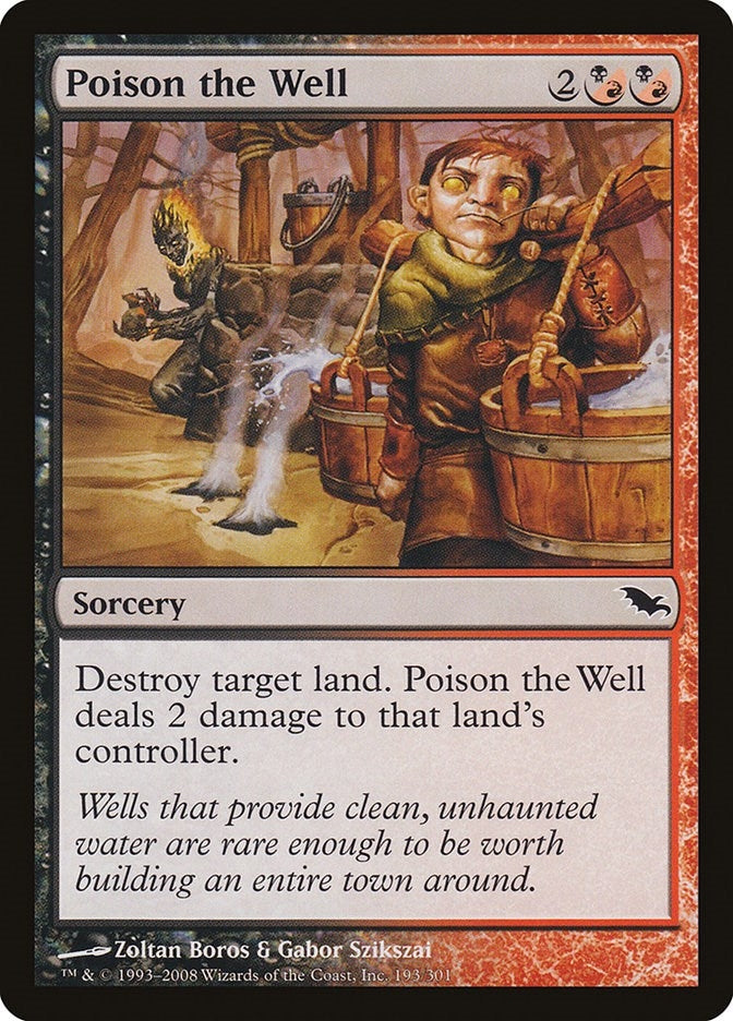 Image for Poison the Well (193) [Shadowmoor] - Magic: The Gathering