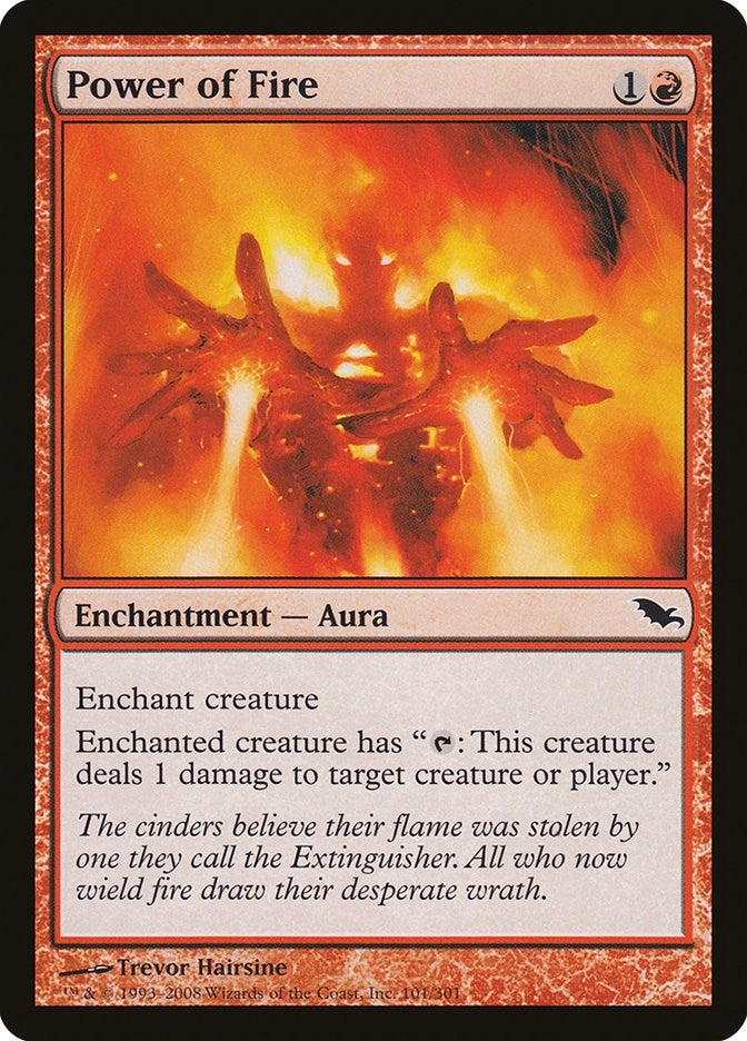 Image for Power of Fire (101) [Shadowmoor] - Magic: The Gathering