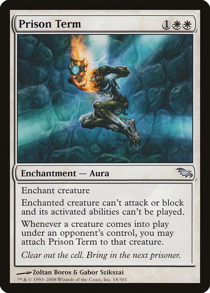 Image for Prison Term (18) [Shadowmoor] - Magic: The Gathering