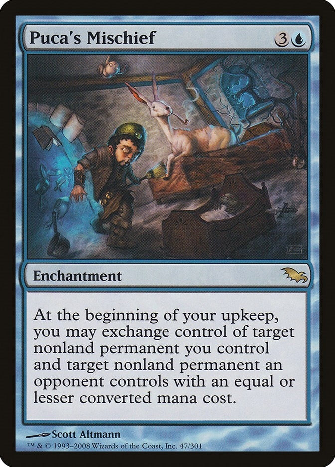 Image for Puca's Mischief (47) [Shadowmoor] - Magic: The Gathering