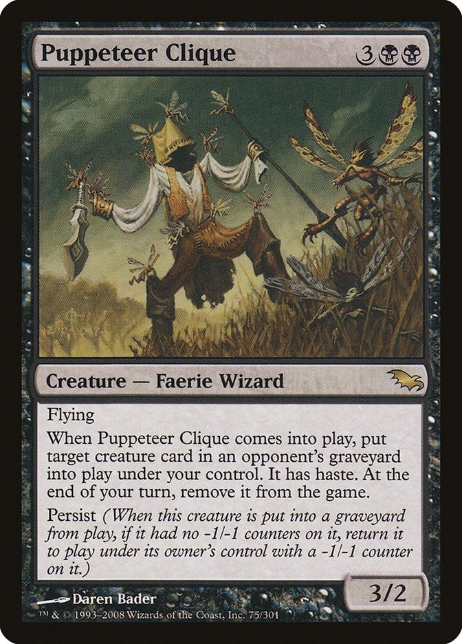Image for Puppeteer Clique (75) [Shadowmoor] - Magic: The Gathering
