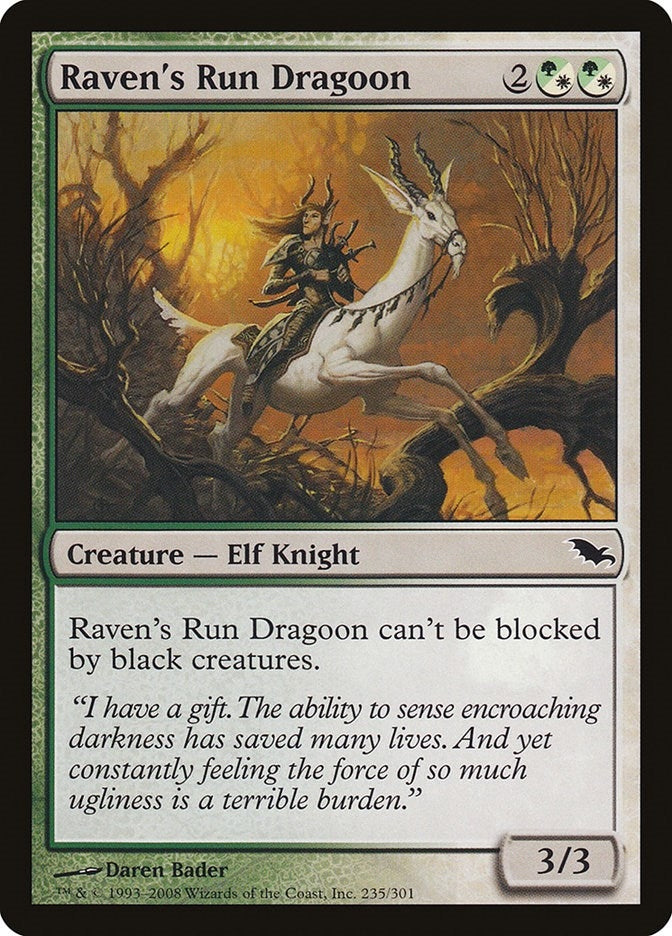 Image for Raven's Run Dragoon (235) [Shadowmoor] - Magic: The Gathering