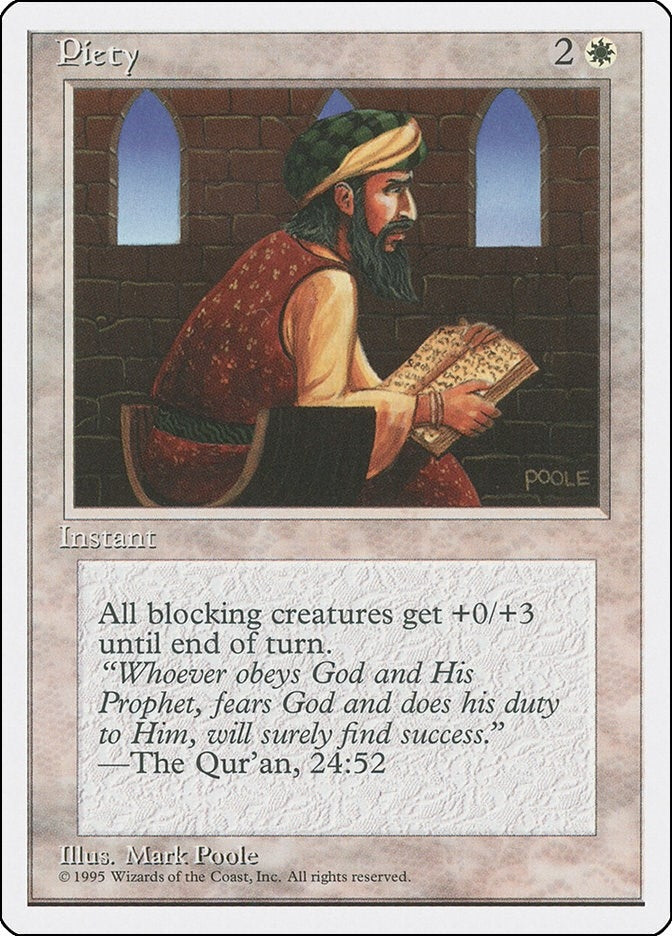 Image for Piety [Fourth Edition] - Magic: The Gathering