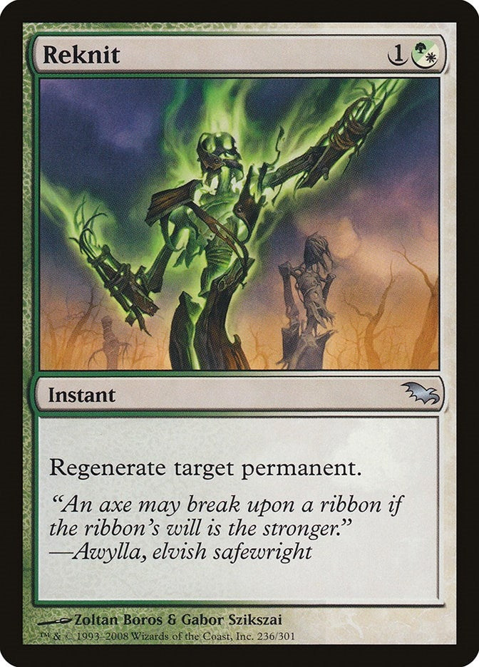 Image for Reknit (236) [Shadowmoor] - Magic: The Gathering