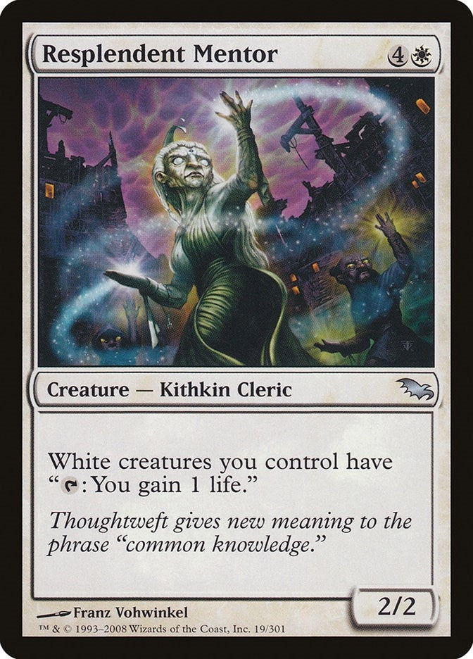 Image for Resplendent Mentor (19) [Shadowmoor] - Magic: The Gathering