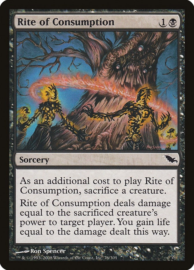 Image for Rite of Consumption (76) [Shadowmoor] - Magic: The Gathering