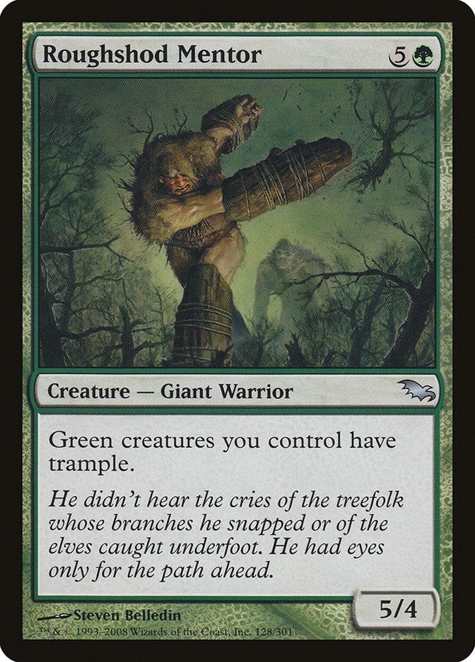 Image for Roughshod Mentor (128) [Shadowmoor] - Magic: The Gathering