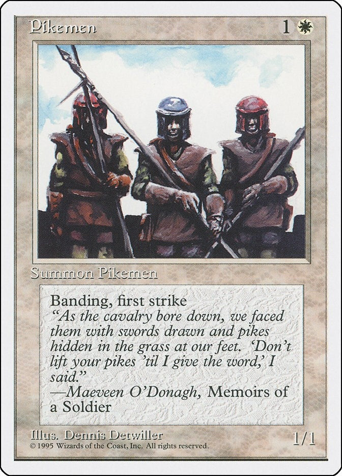 Image for Pikemen [Fourth Edition] - Magic: The Gathering