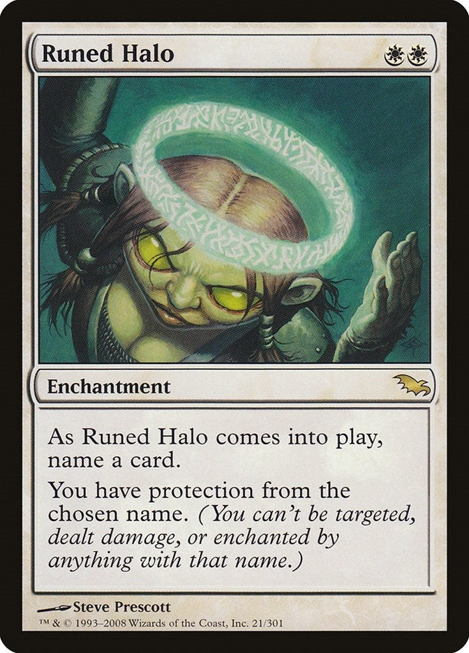 Image for Runed Halo (21) [Shadowmoor] - Magic: The Gathering