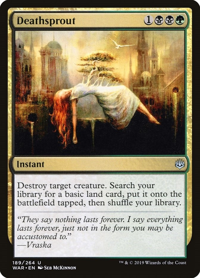 Image for Deathsprout (189) [War of the Spark] - Magic: The Gathering