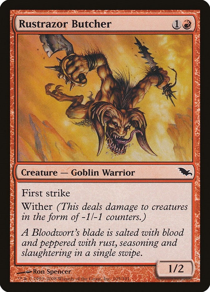 Image for Rustrazor Butcher (105) [Shadowmoor] - Magic: The Gathering