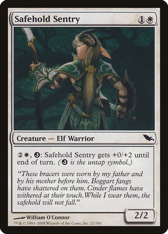 Image for Safehold Sentry (22) [Shadowmoor] - Magic: The Gathering