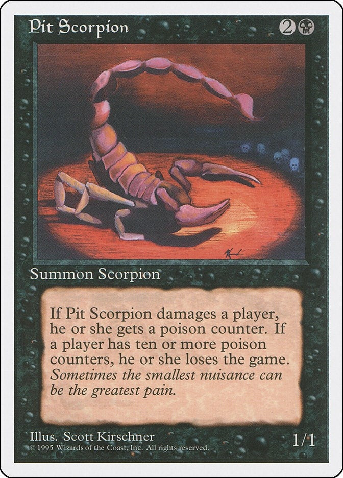 Image for Pit Scorpion [Fourth Edition] - Magic: The Gathering