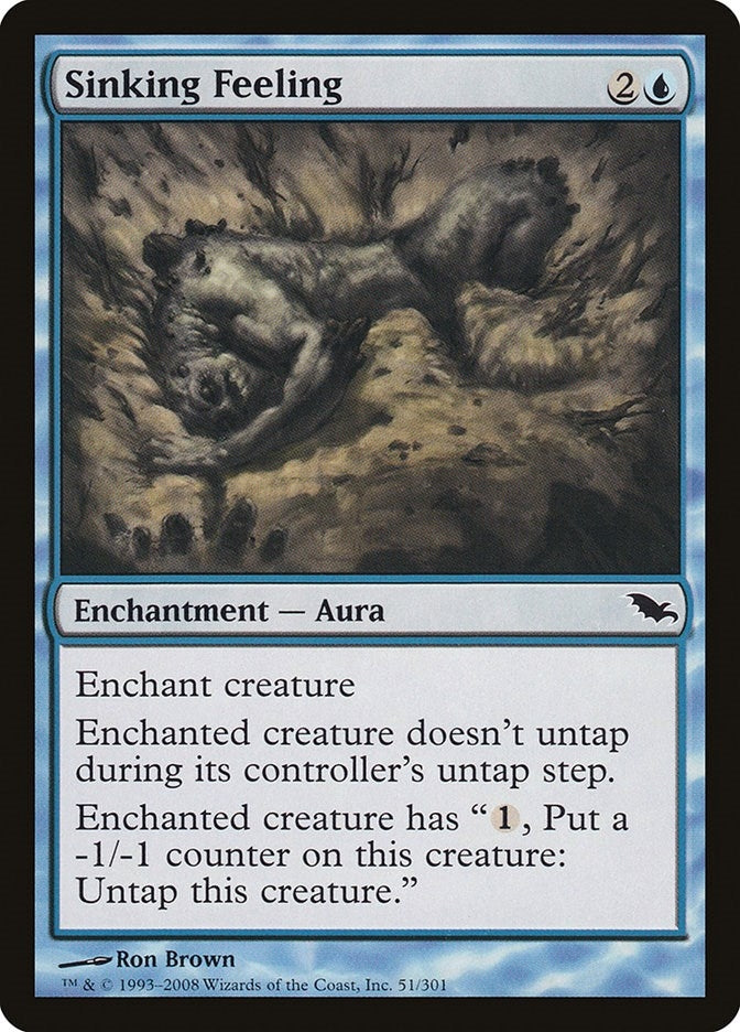 Image for Sinking Feeling (51) [Shadowmoor] - Magic: The Gathering