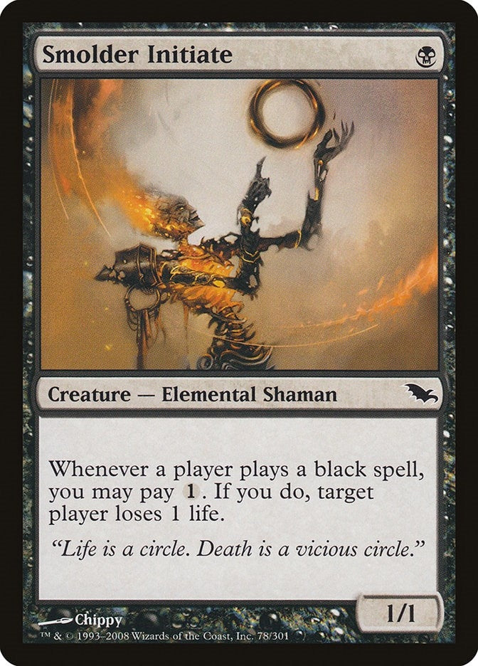 Image for Smolder Initiate (78) [Shadowmoor] - Magic: The Gathering