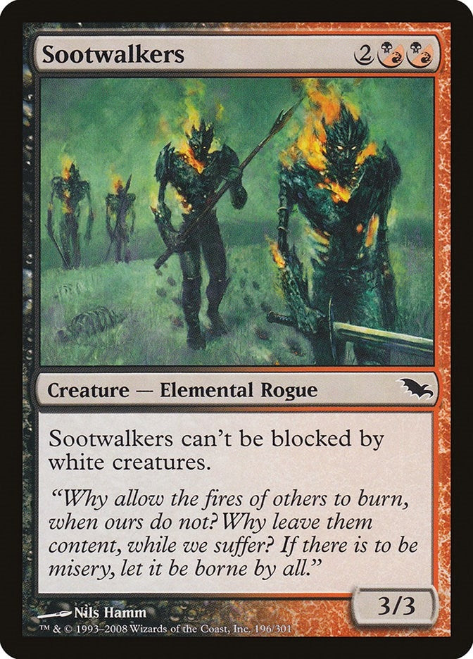 Image for Sootwalkers (196) [Shadowmoor] - Magic: The Gathering