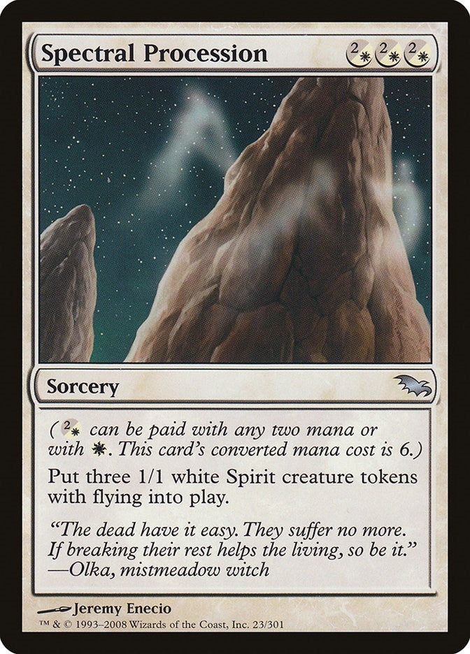 Image for Spectral Procession (23) [Shadowmoor] - Magic: The Gathering