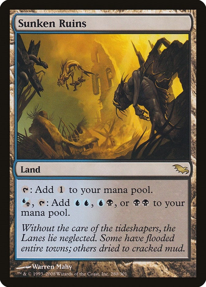 Image for Sunken Ruins (280) [Shadowmoor] - Magic: The Gathering
