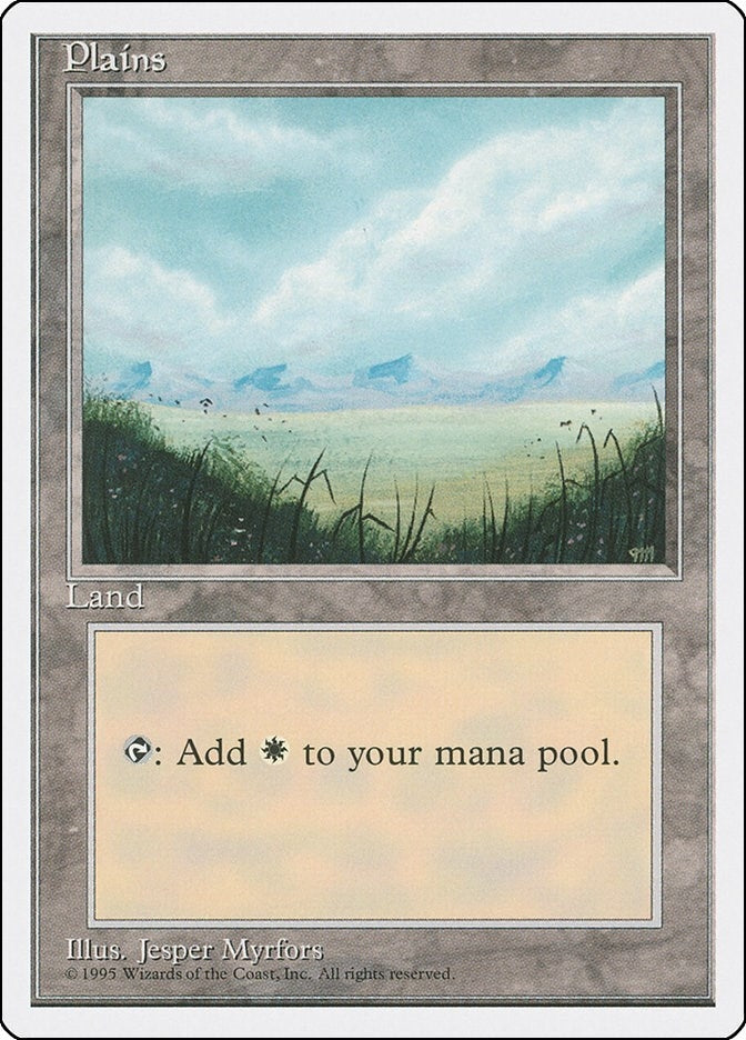 Image for Plains (A) (188) [Fourth Edition] - Magic: The Gathering