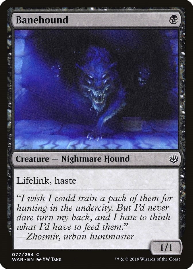 Image for Banehound (77) [War of the Spark] - Magic: The Gathering