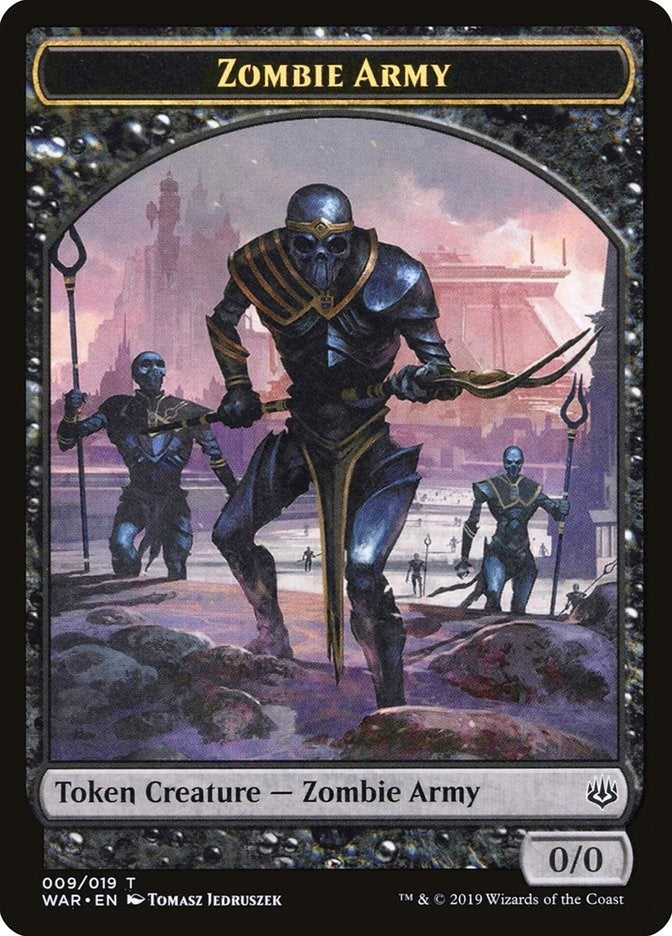 Image for Zombie Army Token (009) (9) [War of the Spark] - Magic: The Gathering