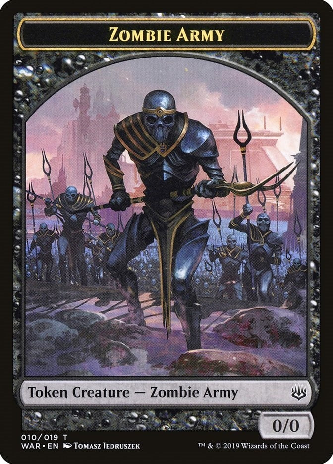 Image for Zombie Army Token (010) (10) [War of the Spark] - Magic: The Gathering