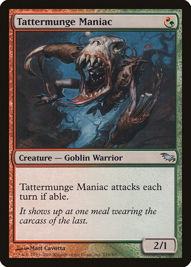Image for Tattermunge Maniac (219) [Shadowmoor] - Magic: The Gathering