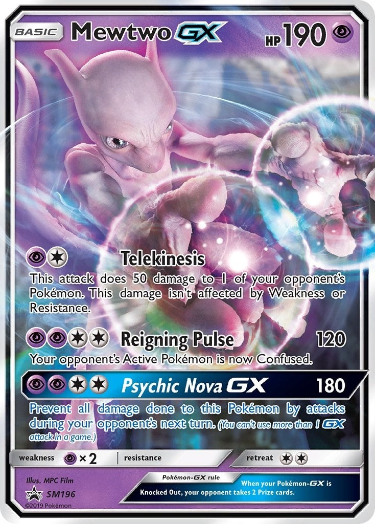 Image for Mewtwo GX - SM196 (SM196) [SM Promos] - Pokemon