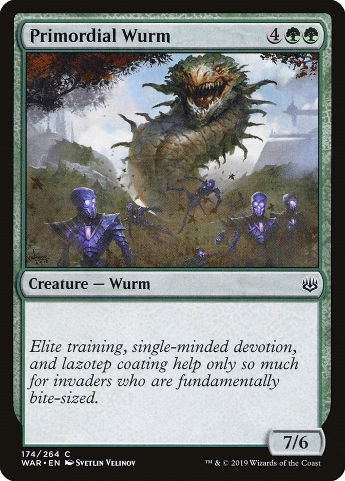 Image for Primordial Wurm (174) [War of the Spark] - Magic: The Gathering