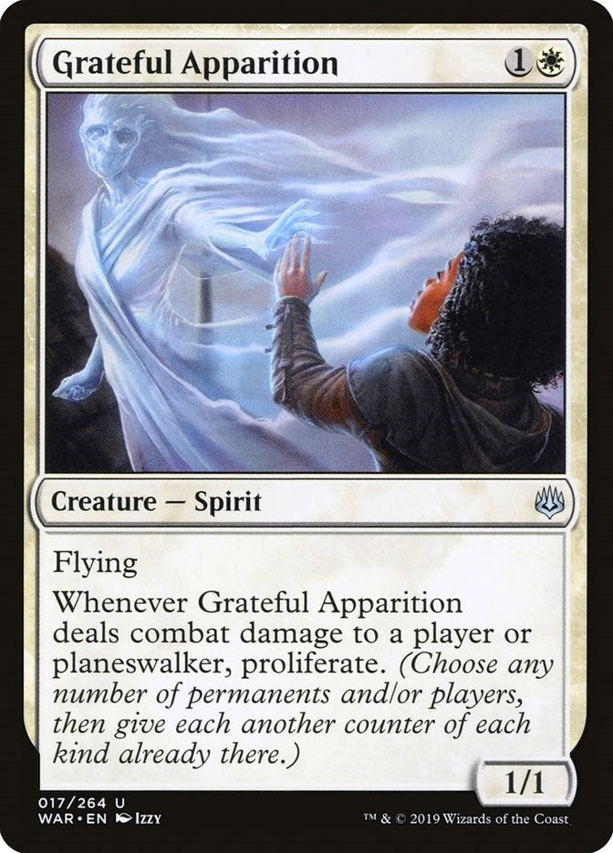 Image for Grateful Apparition (17) [War of the Spark] - Magic: The Gathering