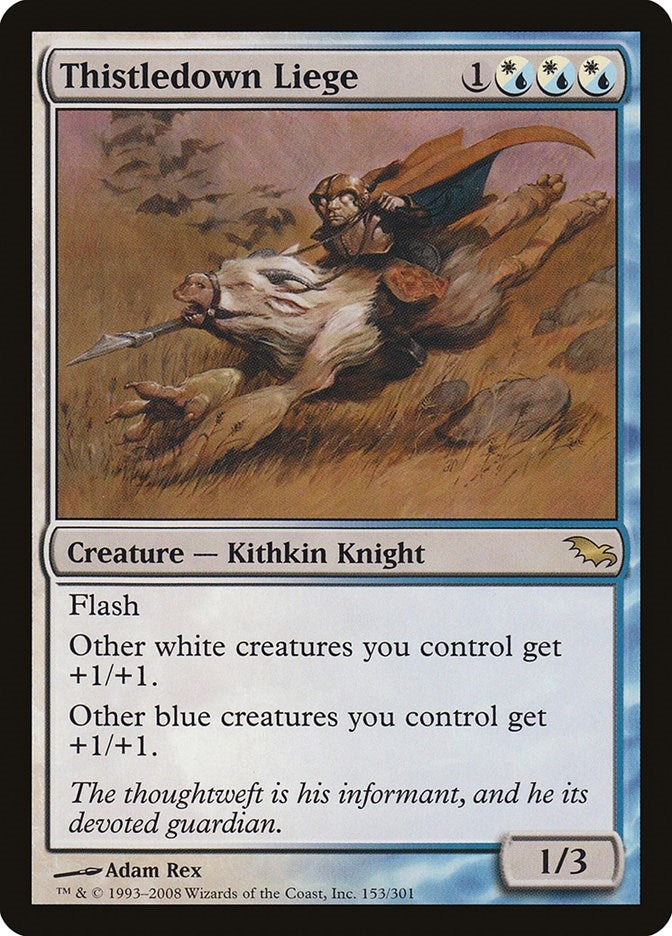 Image for Thistledown Liege (153) [Shadowmoor] - Magic: The Gathering