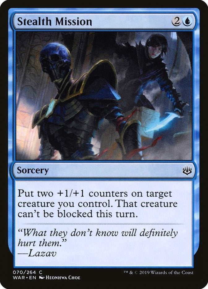 Image for Stealth Mission (70) [War of the Spark] - Magic: The Gathering