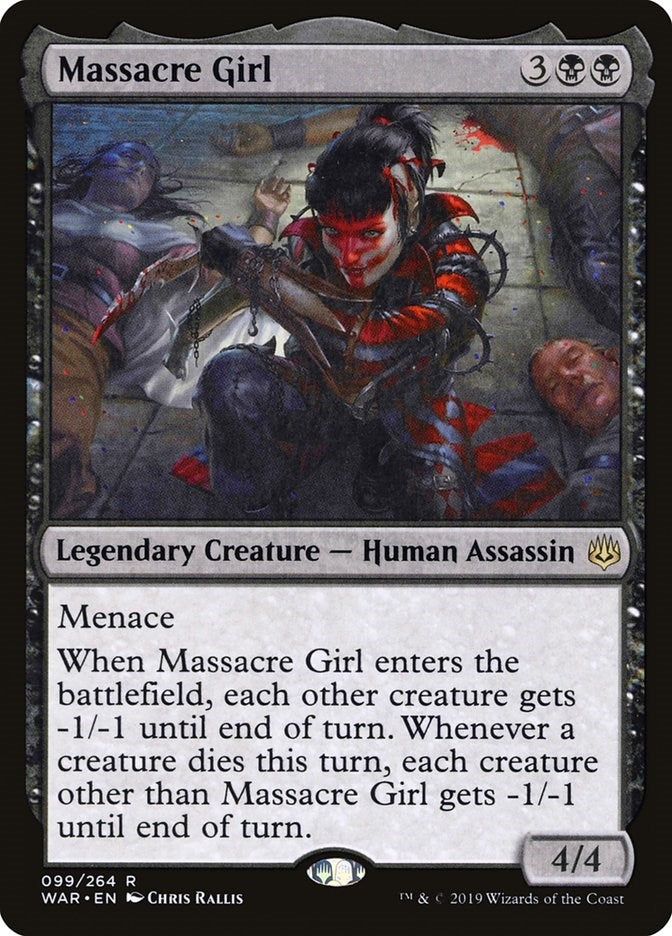 Image for Massacre Girl (99) [War of the Spark] - Magic: The Gathering