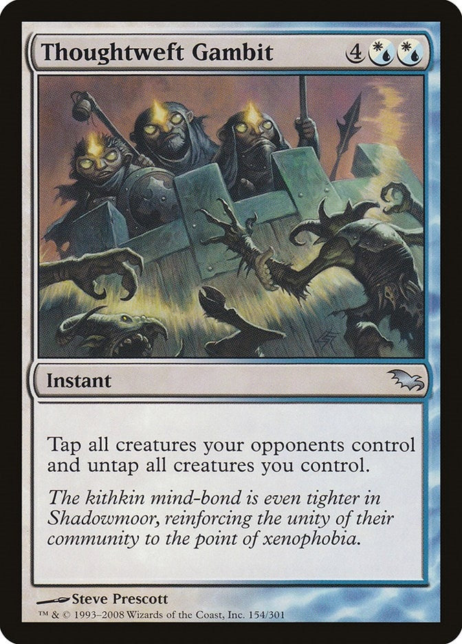 Image for Thoughtweft Gambit (154) [Shadowmoor] - Magic: The Gathering