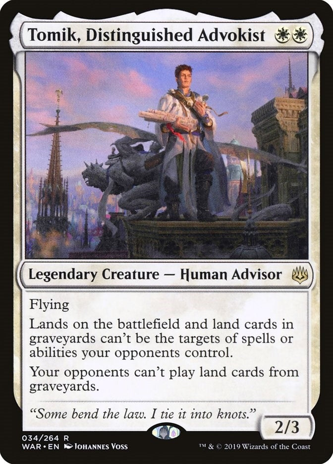Image for Tomik, Distinguished Advokist (34) [War of the Spark] - Magic: The Gathering