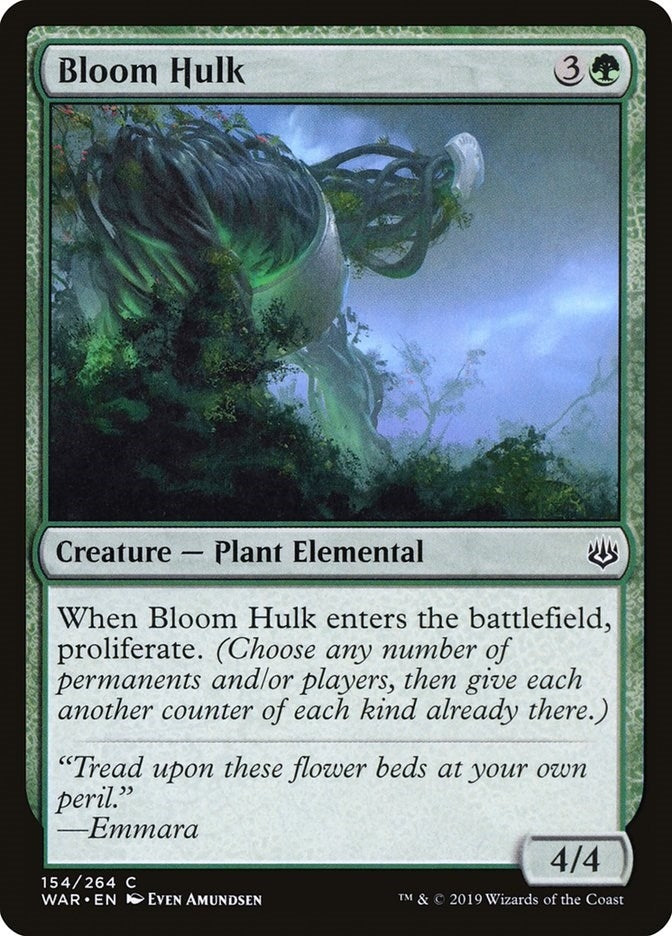 Image for Bloom Hulk (154) [War of the Spark] - Magic: The Gathering
