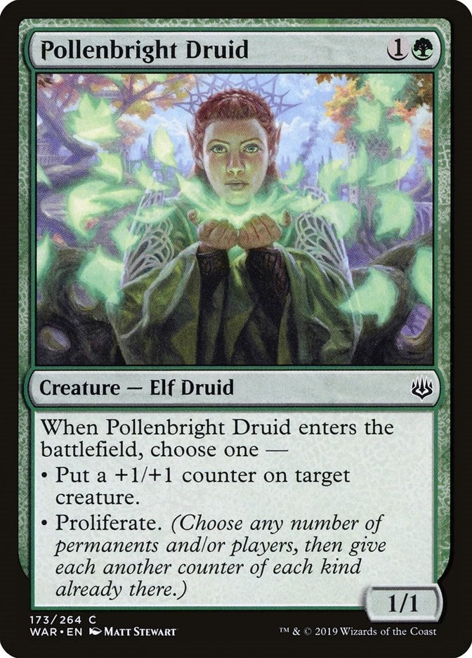 Image for Pollenbright Druid (173) [War of the Spark] - Magic: The Gathering
