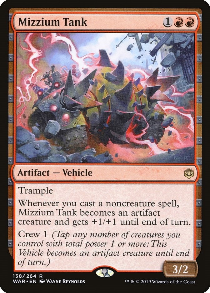 Image for Mizzium Tank (138) [War of the Spark] - Magic: The Gathering