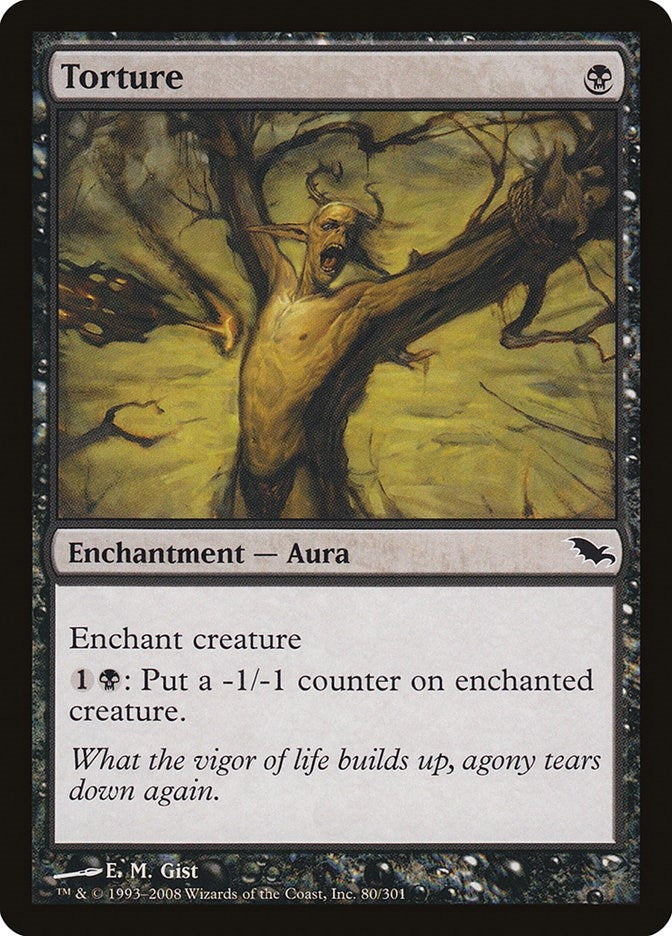 Image for Torture (80) [Shadowmoor] - Magic: The Gathering