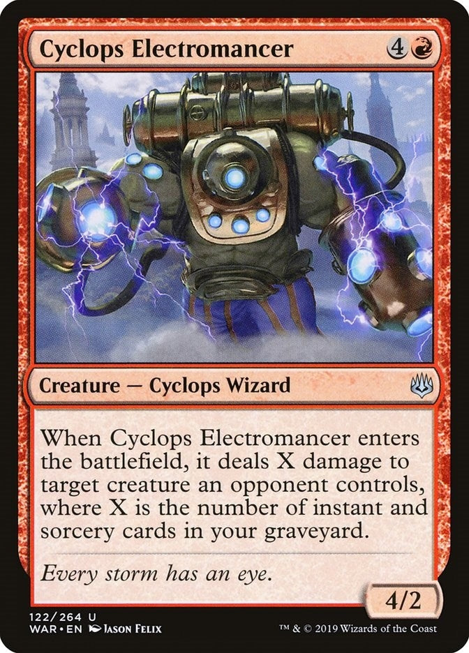 Image for Cyclops Electromancer (122) [War of the Spark] - Magic: The Gathering