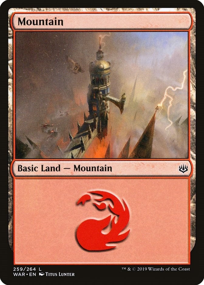Image for Mountain (259) (259) [War of the Spark] - Magic: The Gathering