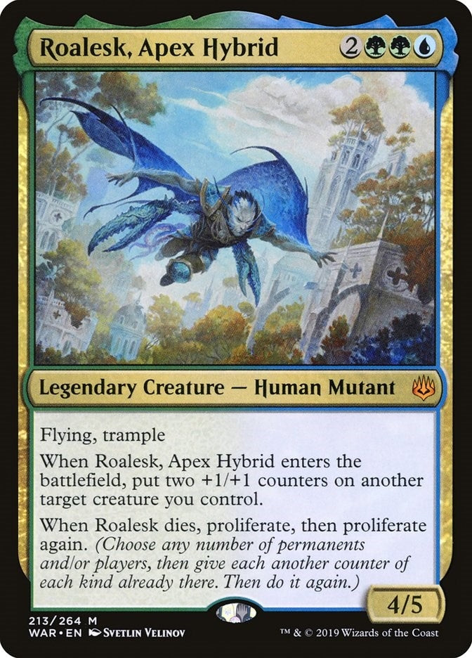 Image for Roalesk, Apex Hybrid (213) [War of the Spark] - Magic: The Gathering