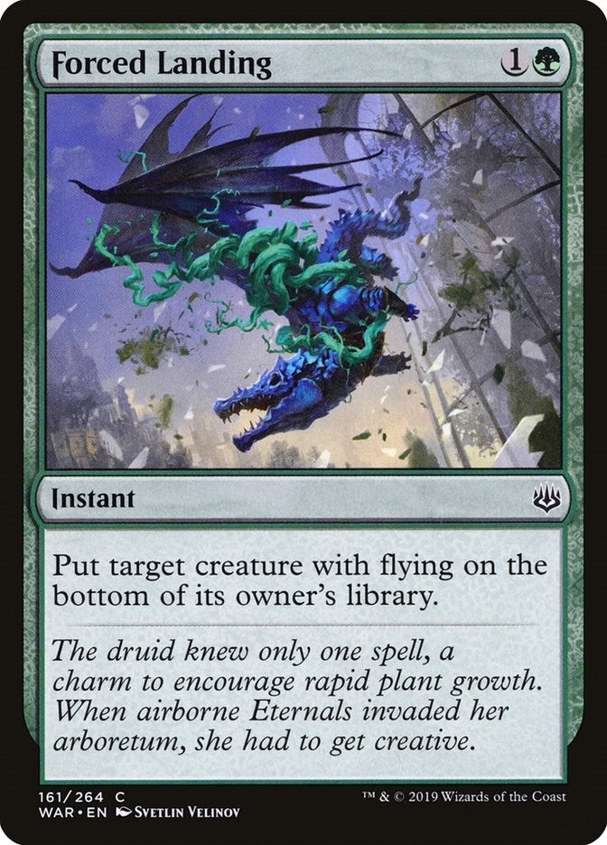 Image for Forced Landing (161) [War of the Spark] - Magic: The Gathering
