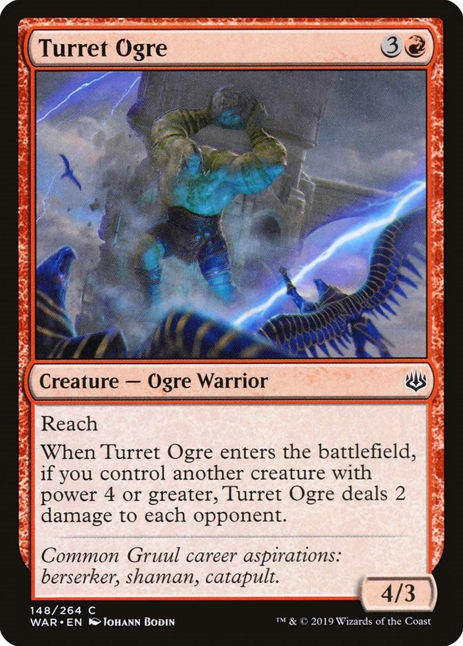 Image for Turret Ogre (148) [War of the Spark] - Magic: The Gathering