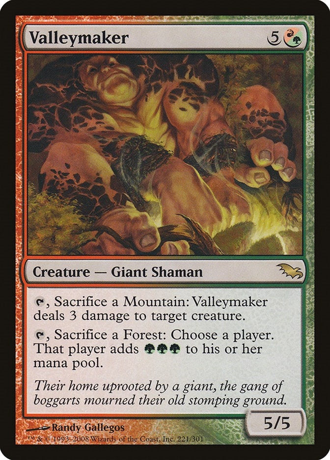 Image for Valleymaker (221) [Shadowmoor] - Magic: The Gathering