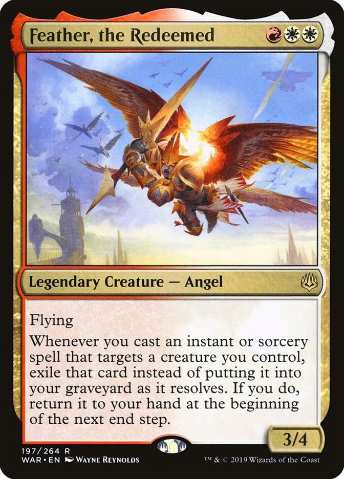 Image for Feather, the Redeemed (197) [War of the Spark] - Magic: The Gathering